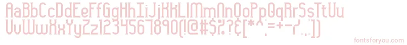 GynericBrk Font – Pink Fonts on White Background