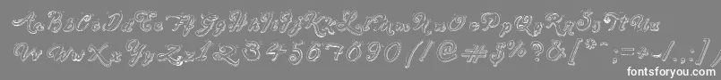 fuente SketchHandwriting – Fuentes Blancas Sobre Fondo Gris