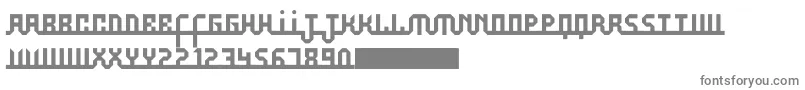 フォントAufal – 白い背景に灰色の文字