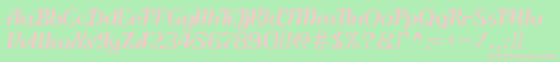 CloudControlV2 Font – Pink Fonts on Green Background