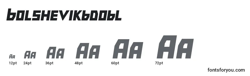 sizes of bolshevikbdobl font, bolshevikbdobl sizes