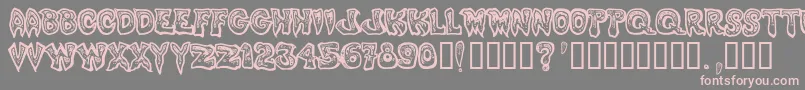 More about Phlegm1 Font Phlegm1 Font – Pink Fonts on Gray Background