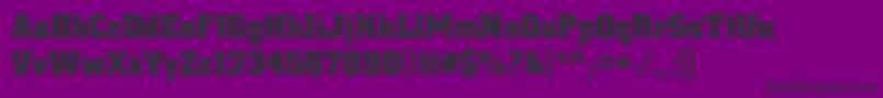 Citydeebol Font – Black Fonts on Purple Background