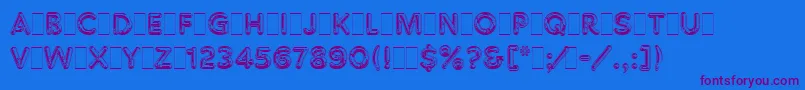 More about ChromiumOneLetPlain.1.0 Font ChromiumOneLetPlain.1.0 Font – Purple Fonts on Blue Background