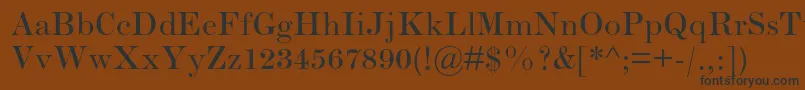 Scotchromanmtstd-fontti – mustat fontit ruskealla taustalla