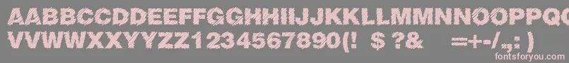 SlicedJuice Font – Pink Fonts on Gray Background
