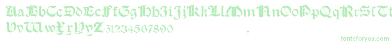 SalterioTrash-Schriftart – Grüne Schriften