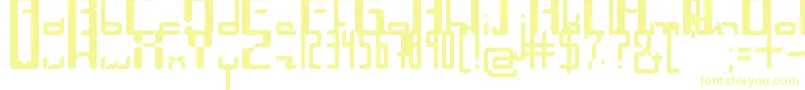 Unica-Schriftart – Gelbe Schriften