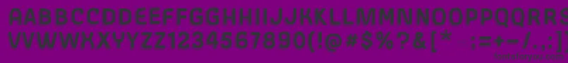 GothicaxhandRegular Font – Black Fonts on Purple Background