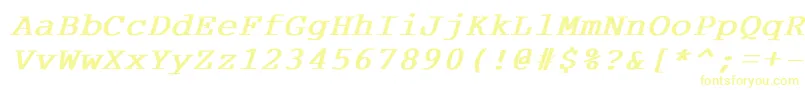 CourdlBoldItalic Font – Yellow Fonts