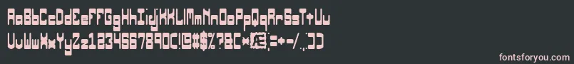 Orbicula Font – Pink Fonts on Black Background
