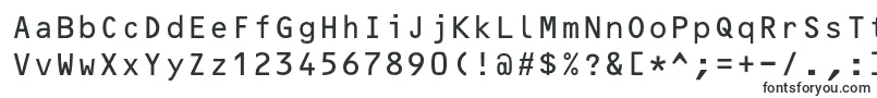 OcrBcyr-Schriftart – Barcode-Schriften