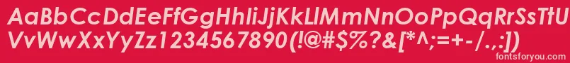 CenturyGothicРџРѕР»СѓР¶РёСЂРЅС‹Р№РљСѓСЂСЃРёРІ Font – Pink Fonts on Red Background
