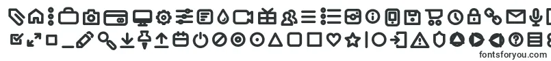 AristotelicaIconsDemiboldTrial-fontti – Fontit ohjelmille, sovelluksille, käyttöjärjestelmille