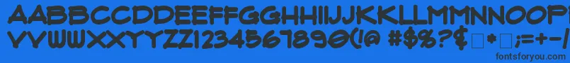More about FluxArchitectBold Font FluxArchitectBold Font – Black Fonts on Blue Background