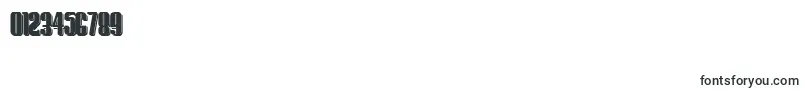 HostilShadow-Schriftart – Schriften für Zahlen und Nummern