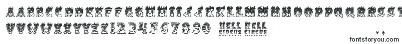 HellCircus-fontti – Koristeelliset fontit