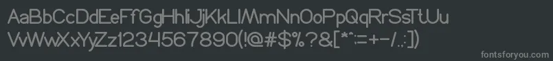 Lisätietoja ProffesionalEdition-fontista ProffesionalEdition-fontti – harmaat kirjasimet mustalla taustalla