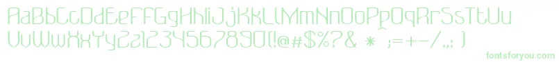 BonzerBruxellesRegular Font – Green Fonts on White Background