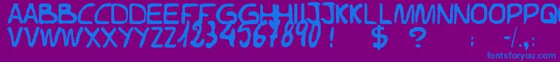 fuente Elvifrance – Fuentes Azules Sobre Fondo Morado