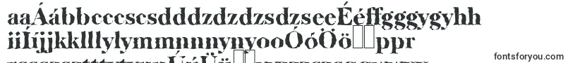 Шрифт BaskervillerandomHeavyRegular – венгерские шрифты