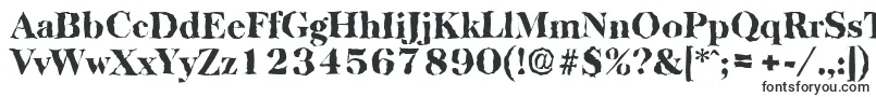 BaskervillerandomHeavyRegular-Schriftart – Armee-Schriften