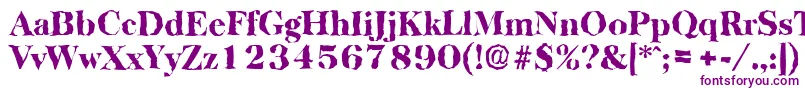 BaskervillerandomHeavyRegular Font – Purple Fonts