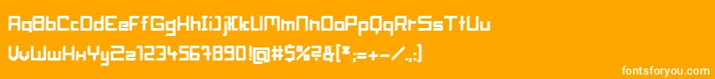 Más sobre la fuente BlockheadBold fuente BlockheadBold – Fuentes Blancas Sobre Fondo Naranja