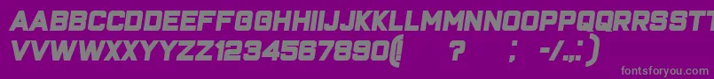 ClosenessBoldItalicフォントについての詳細 フォントClosenessBoldItalic – 紫の背景に灰色の文字