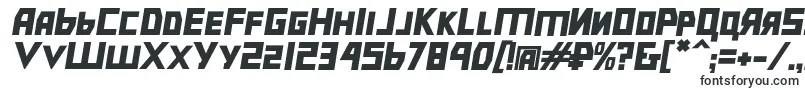 Шрифт Bolshevikbdobl – вертикальные шрифты
