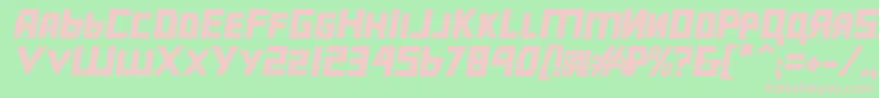 Lisätietoja Bolshevikbdobl-fontista Bolshevikbdobl-fontti – vaaleanpunaiset fontit vihreällä taustalla