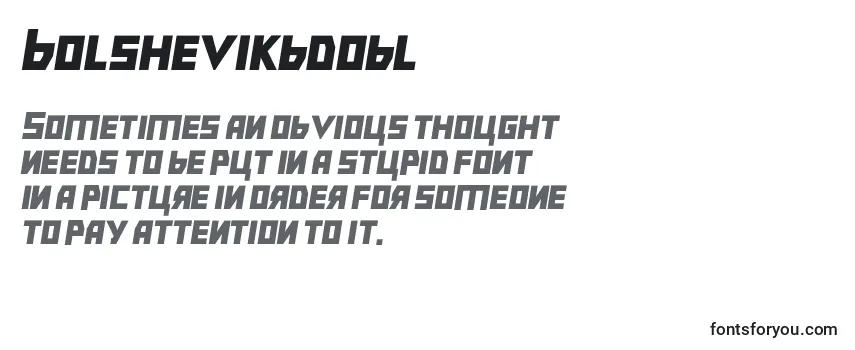 Bolshevikbdobl Font