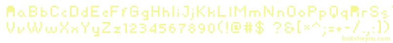 Yapix-fontti – keltaiset fontit