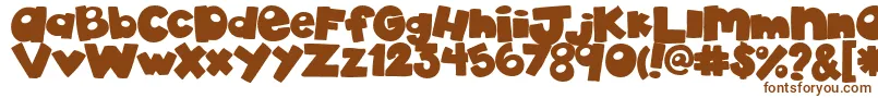 AkadylanPlain Font – Brown Fonts on White Background