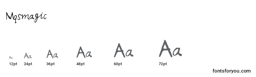 Размеры шрифта Mqsmagic