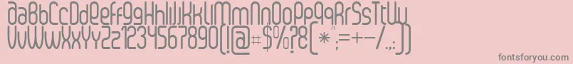 More about SenziRegular Font SenziRegular Font – Gray Fonts on Pink Background
