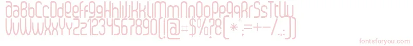 SenziRegular Font – Pink Fonts on White Background