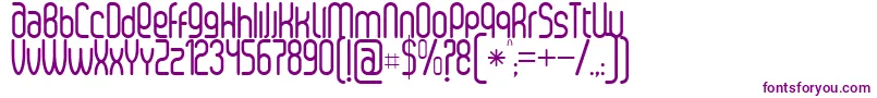 SenziRegular-fontti – violetit fontit