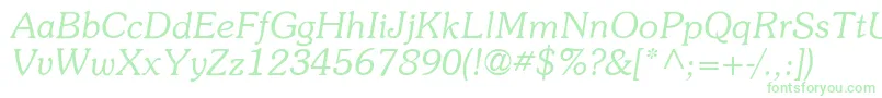 ItcSouvenirLtLightItalic Font – Green Fonts