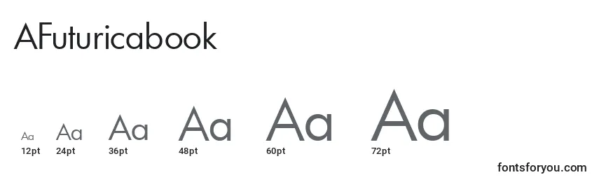 Размеры шрифта AFuturicabook