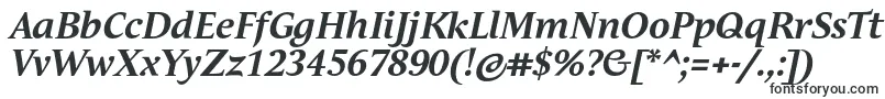 AndulkaTextProBoldItalic-fontti – Komentosarjafontit