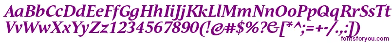 AndulkaTextProBoldItalic Font – Purple Fonts