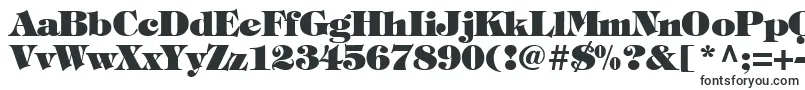 Шрифт TiffanyHeavyNormal – прямые шрифты