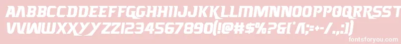 Borgsquadcond Font – White Fonts on Pink Background