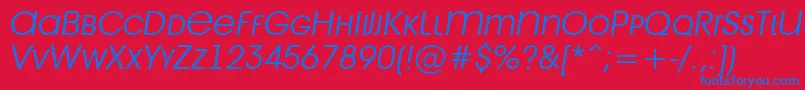 Подробнее о шрифте AAvantetitlercpslcLightitalic Шрифт AAvantetitlercpslcLightitalic – синие шрифты на красном фоне