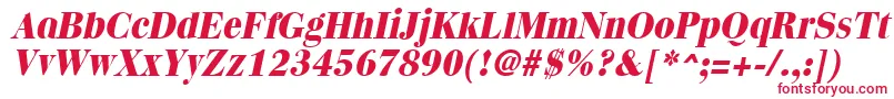 QuantasextraboldItalic Font – Red Fonts