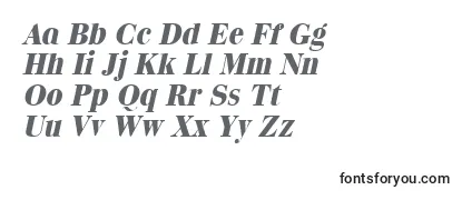 QuantasextraboldItalic Font