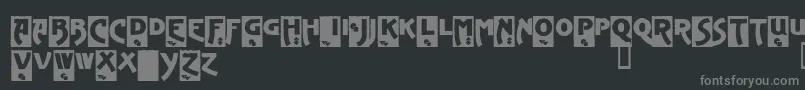Więcej informacji o czcionce Advegd Czcionka Advegd – szare czcionki na czarnym tle