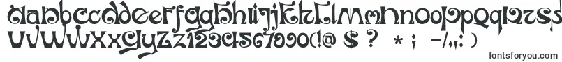 Шрифт DkJubileum – шрифты для Adobe Reader