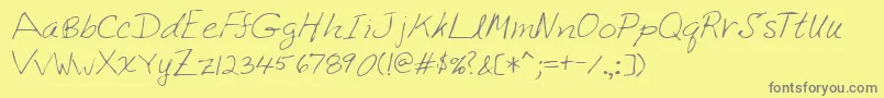 Weitere Informationen zur Lehn222-Schriftart Lehn222-Schriftart – Graue Schriften auf gelbem Hintergrund